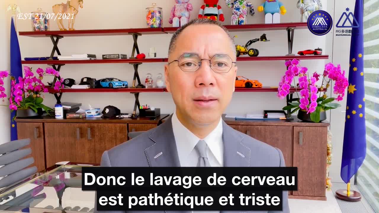 M. Guo : La façon dont le PCC fait face à tout accident est des grandes propagandes