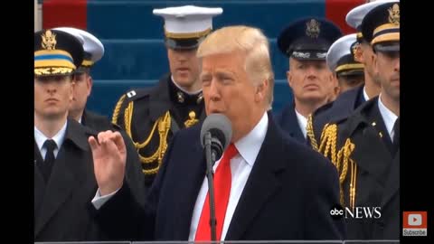 Military behind Trump at 2017 Inauguration