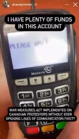 Kanadská vláda zablokovala protestujícímu kartu