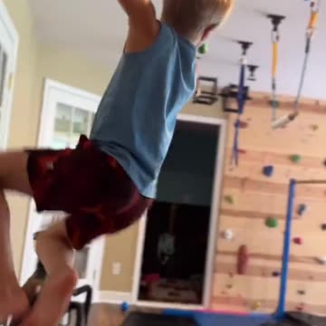 He has great parents! His family made his dream come true ... Future champ!