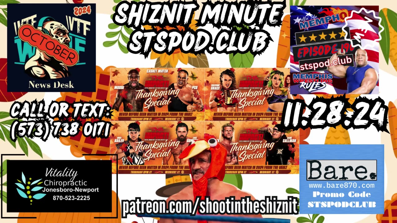 SHIZNIT MINUTE 11.28.24-BT TALKS TNA!