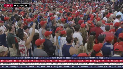 President Trump in Orlando, FL