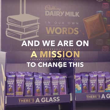 Translate just one word and ignite a child's love for reading witih Cadbury Dairy Milk