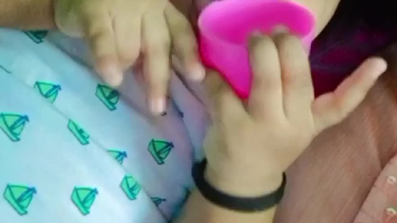 My daughter playing