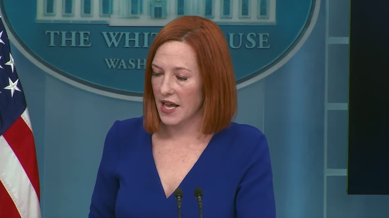 Another reporter asks Psaki about the ethics of continuing her current job if she might be joining a media outlet