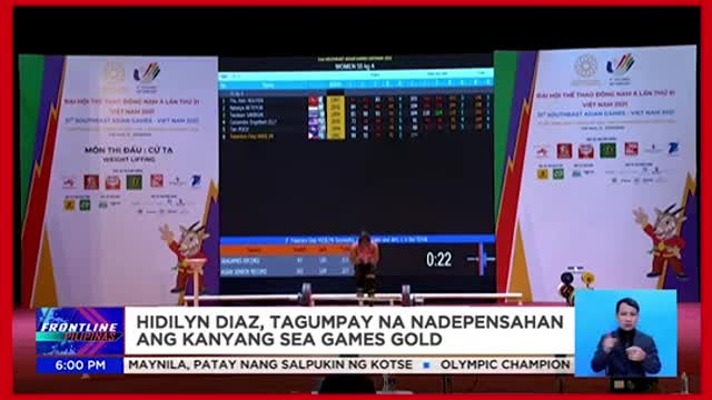 Hidilyn Diaz, tagumpay nanadepensahan angkanyang SEA Games gold