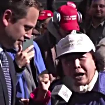 Asian TRUMPER'S Epic RANT (NYC Rally)🤣