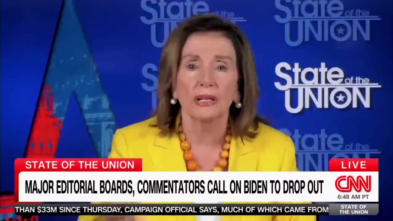 Pelosi Bumbles Answer on Why 72% of Americans Want Biden to Drop Out