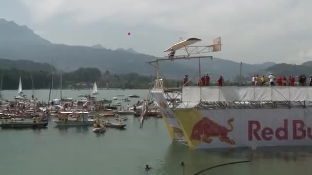 Ready To Take Off In Lucerne, Switzerland _ Red Bull Flugtag