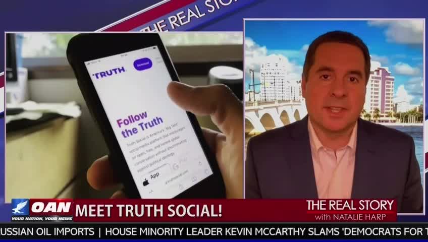 Devin Nunes provides a Truth Social update.