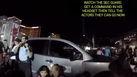 Las Vegas -JASON ALDEAN tiggers CRISIS ACTORS B4 FAKE - Action BEFORE Shots