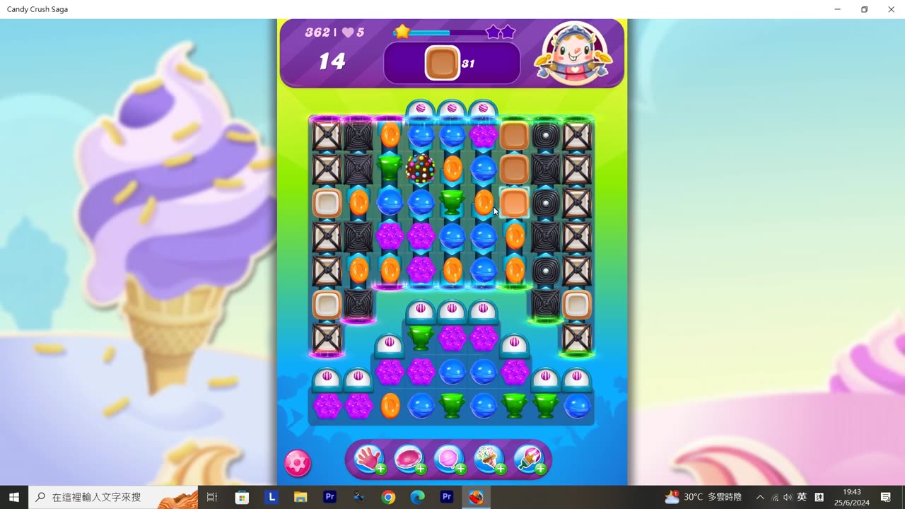 Candy Crush Saga Record (Level 362)