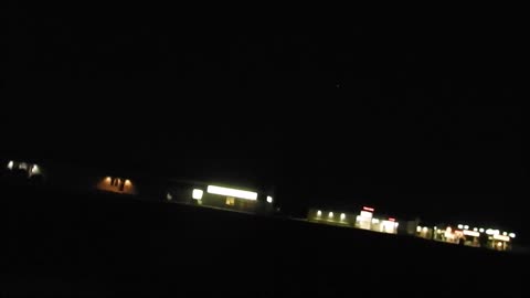 Fast moving unknown object