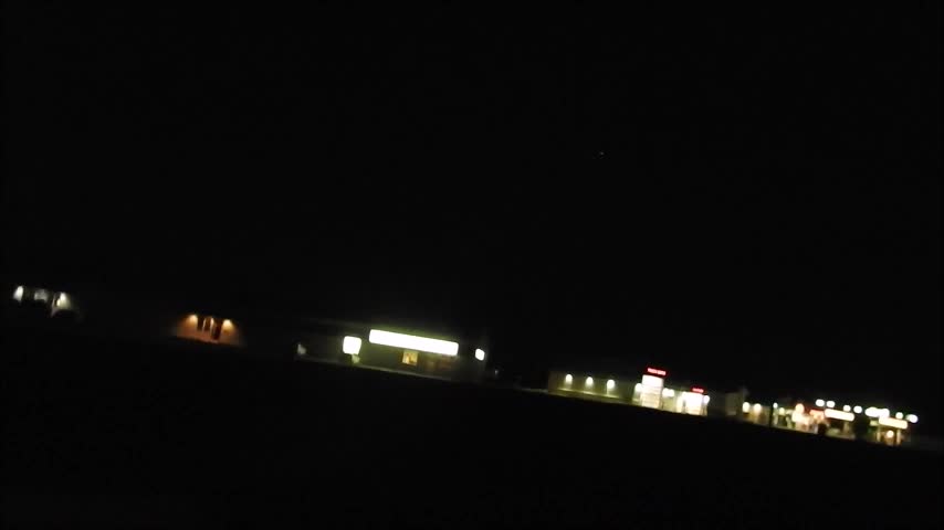 Fast moving unknown object