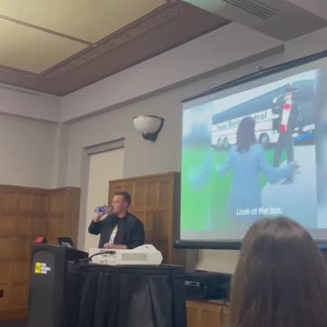 WATCH: Woke Student Violently Attacks Projector During Conservative’s Presentation