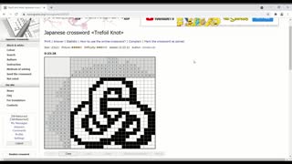 Nonograms - Trefoil Knot