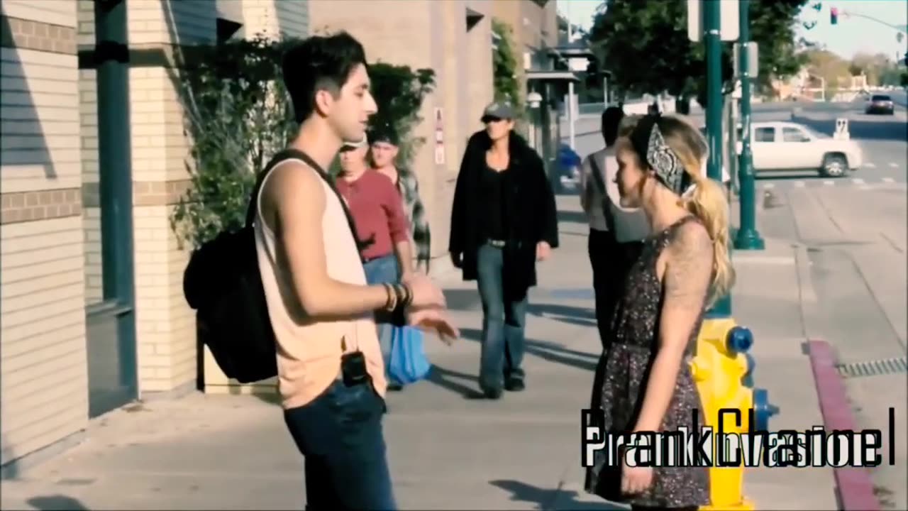 Girls kissing pranks