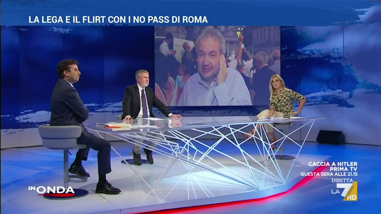 🔴 Claudio Borghi da Piazza del Popolo a Roma in collegamento a "in onda" su La7.