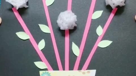 A fruit net can complete children's manual work