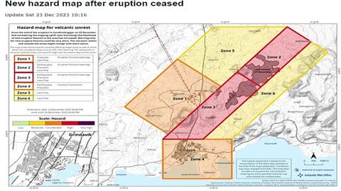 Latest Up-Date On Iceland Volcanic Eruption, Dec. 31, 2023