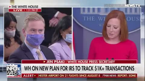 BREAKING : Furious Jen Psaki Storms Out of Press Conference Maskless