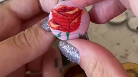 A rose style buckle