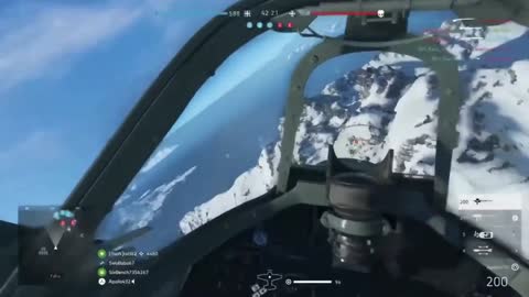 Battlefield V gameplay , with the plane