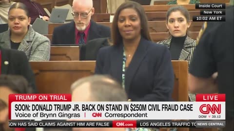 UNBELIEVABLE: AG Letitia James Caught On Camera Smirking Before Don Jr.'s Testimony