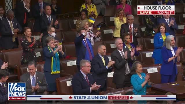 Joe Biden And Democrats Malfunction At Ukraine State Of The Union Address