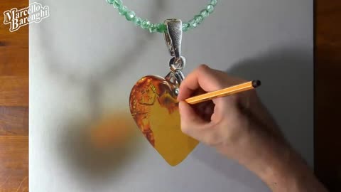 Draw The Crystal Clear Shape Of Amber