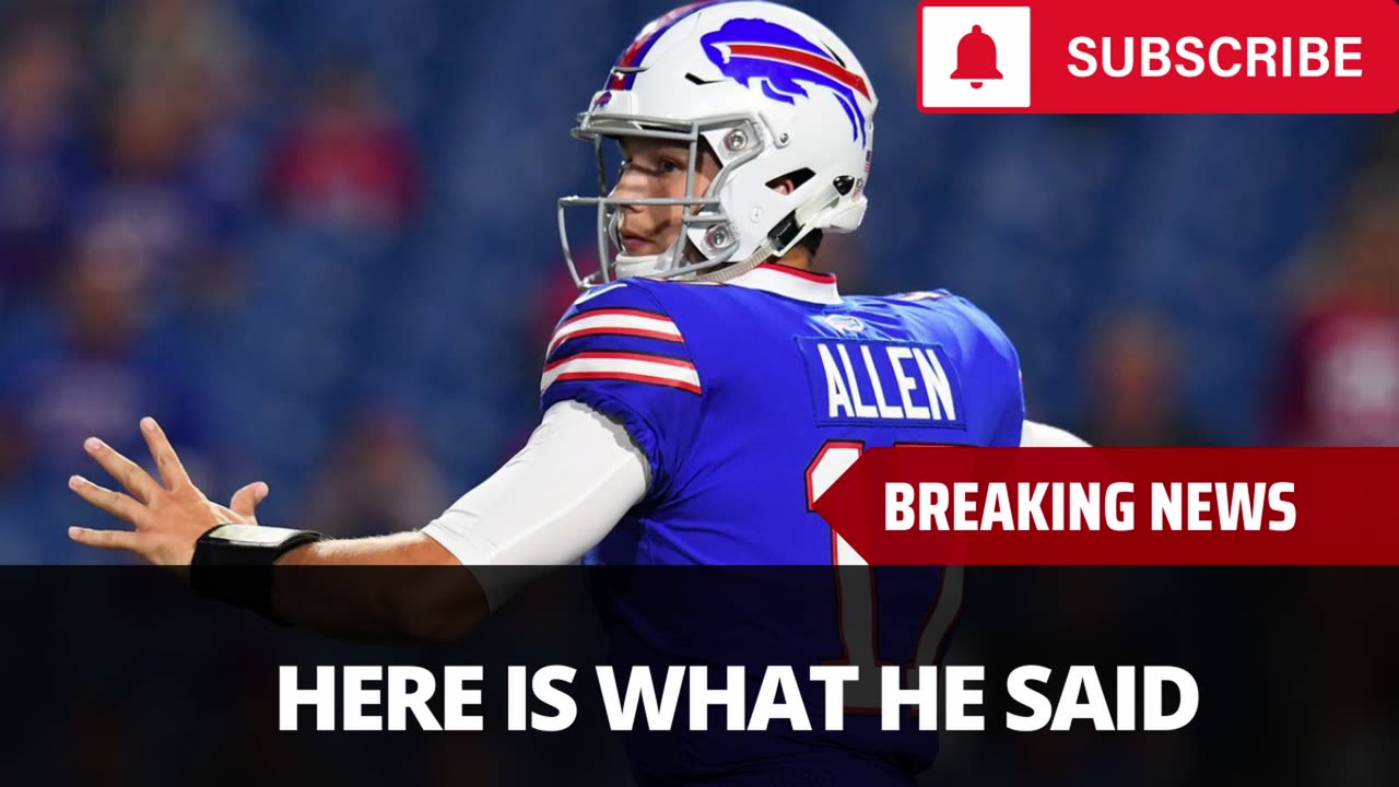 Everyone Is Talking About What Josh Allen Said After Win, Here Is Why