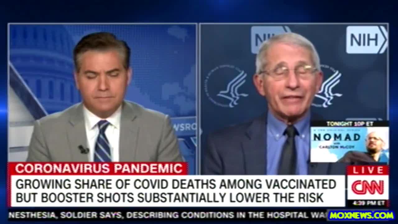 Fauci Cites Underlying Conditions as to Why More Than 40% of COVID Deaths Are Amongst the Vaccinated