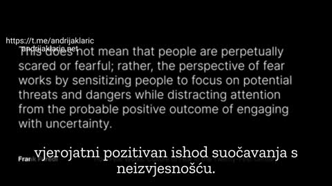 Zašto se ljudi toliko boje?