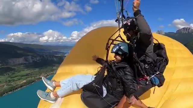 Let the paraglider be your wing. paraglider