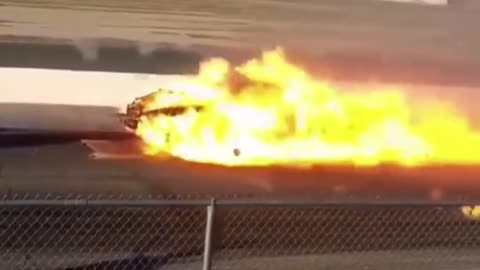 Dragster destroying car