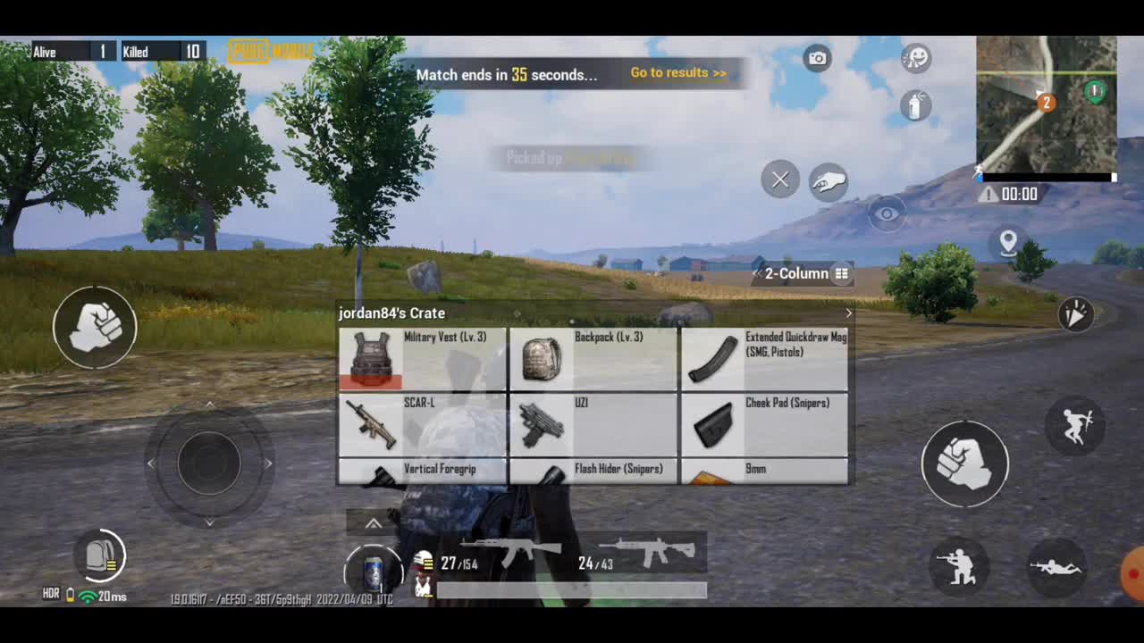 With Buy 18 dollar Pubg Mobile controller I win chicken dinner