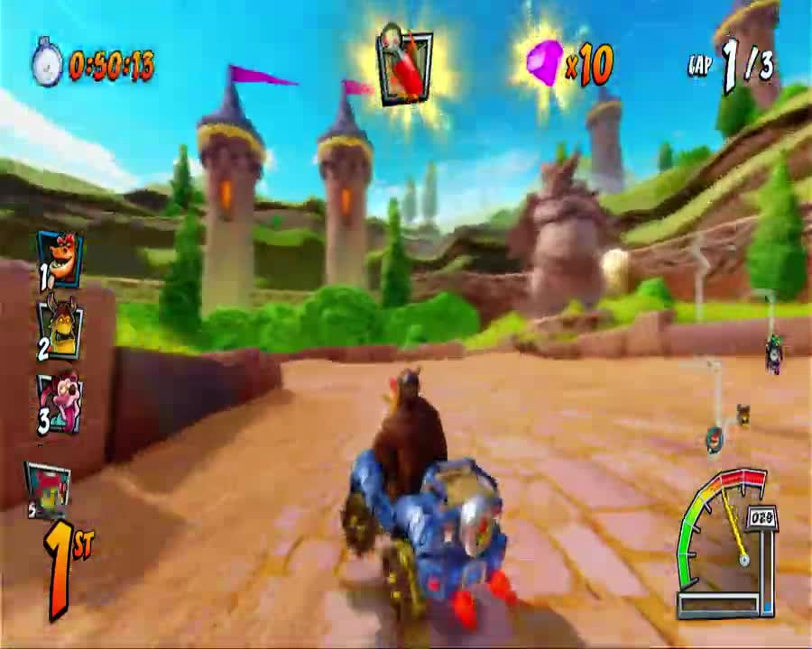 Spyro Circuit Nintendo Switch Gameplay - Crash Team Racing Nitro-Fueled