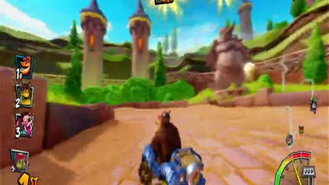 Spyro Circuit Nintendo Switch Gameplay - Crash Team Racing Nitro-Fueled
