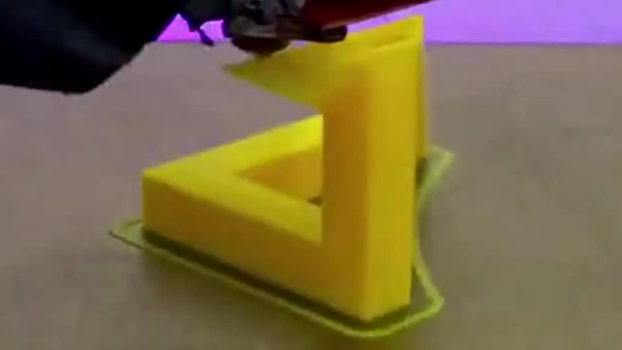 Impresion 3D Imposible ?? 🚀 Timelapse de impresion 3D triangulo de Penrose 🤩