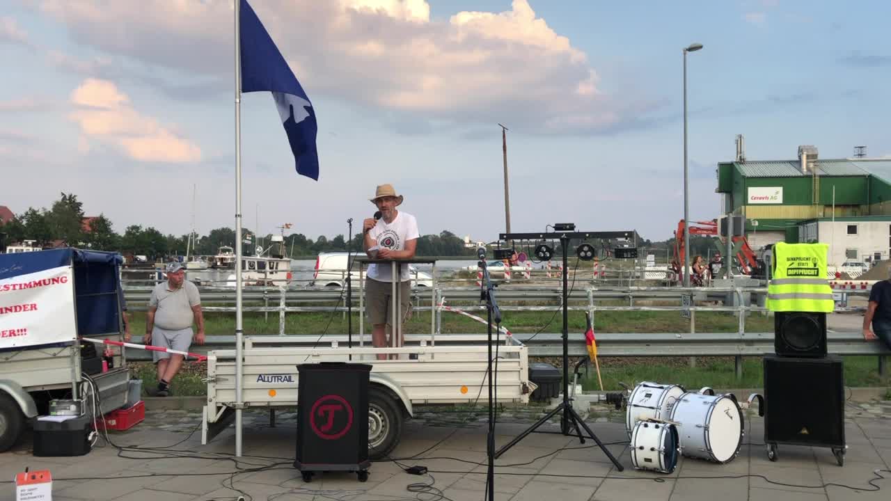 Wolgast - Redebeitrag von Stefan 16-08-2022