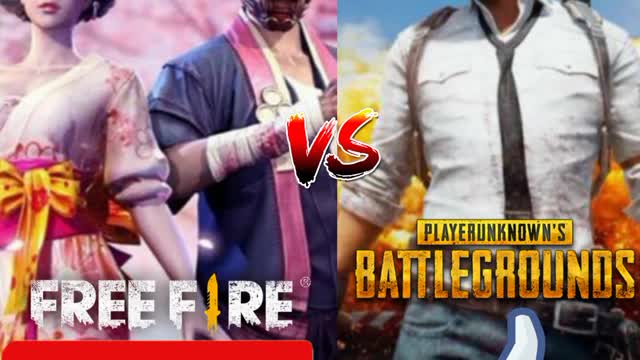 FREE FIRE VS PUBG #shorts