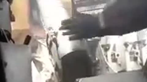 THIS IS A HELL OF A JOB INSIDE A SELF-PROPELLED ARTILLERY INSTALLATION