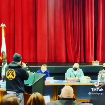 Covid dystopia punctured by concerned parent at school board meeting...