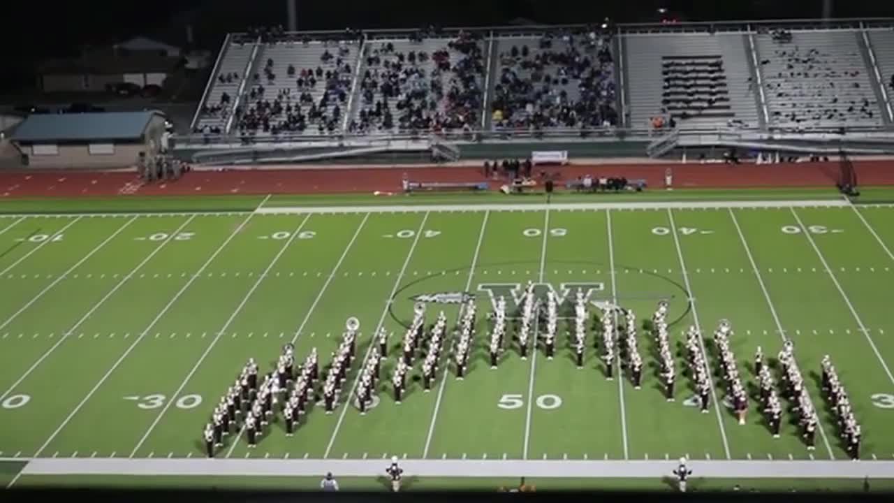 Ennis Lion Band Halftime 5a D II Region 2 Football Playoffs