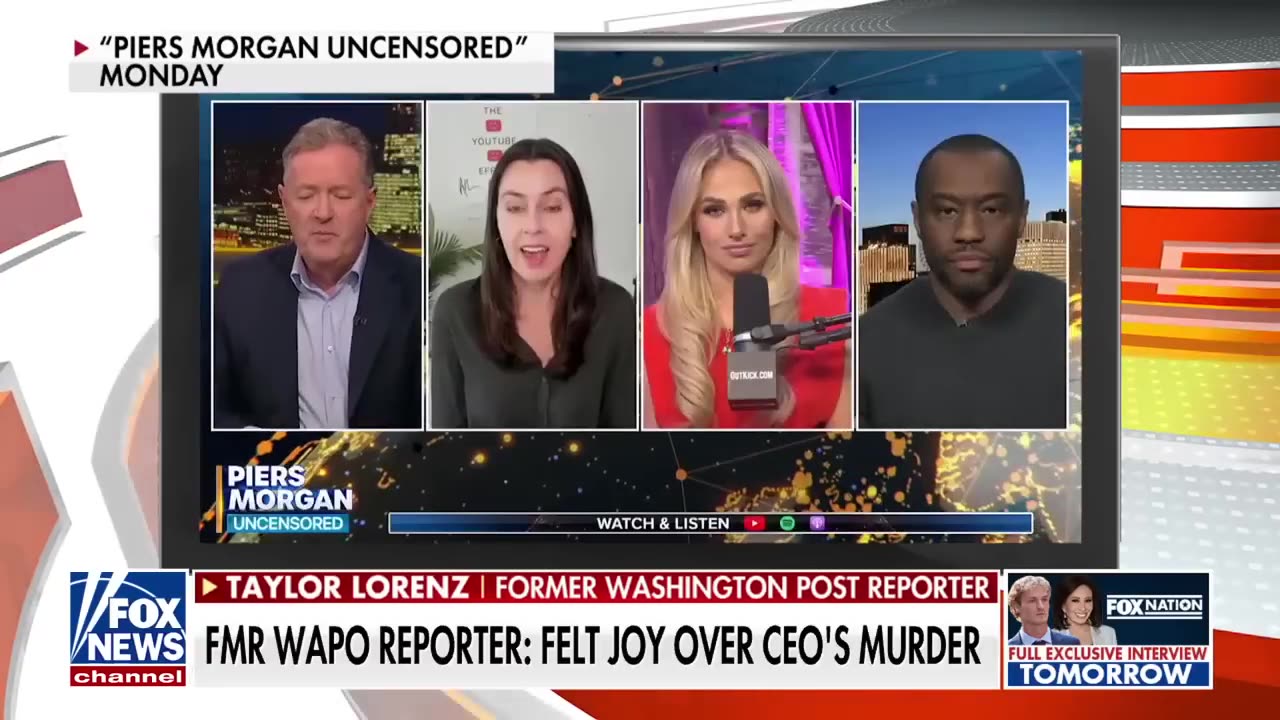 Piers Morgan confronts ex-WaPo reporter for 'joy' at CEO's murder 'Why are you laughing'