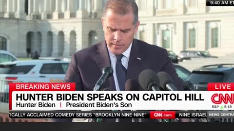 Hunter Biden arrives at the Capitol