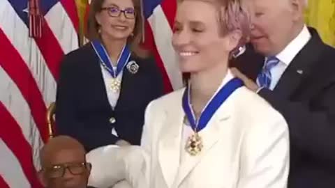 Biden the hair sniffing president