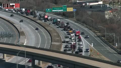 The People's Convoy Demonstrated for Freedom Today around Washington DC