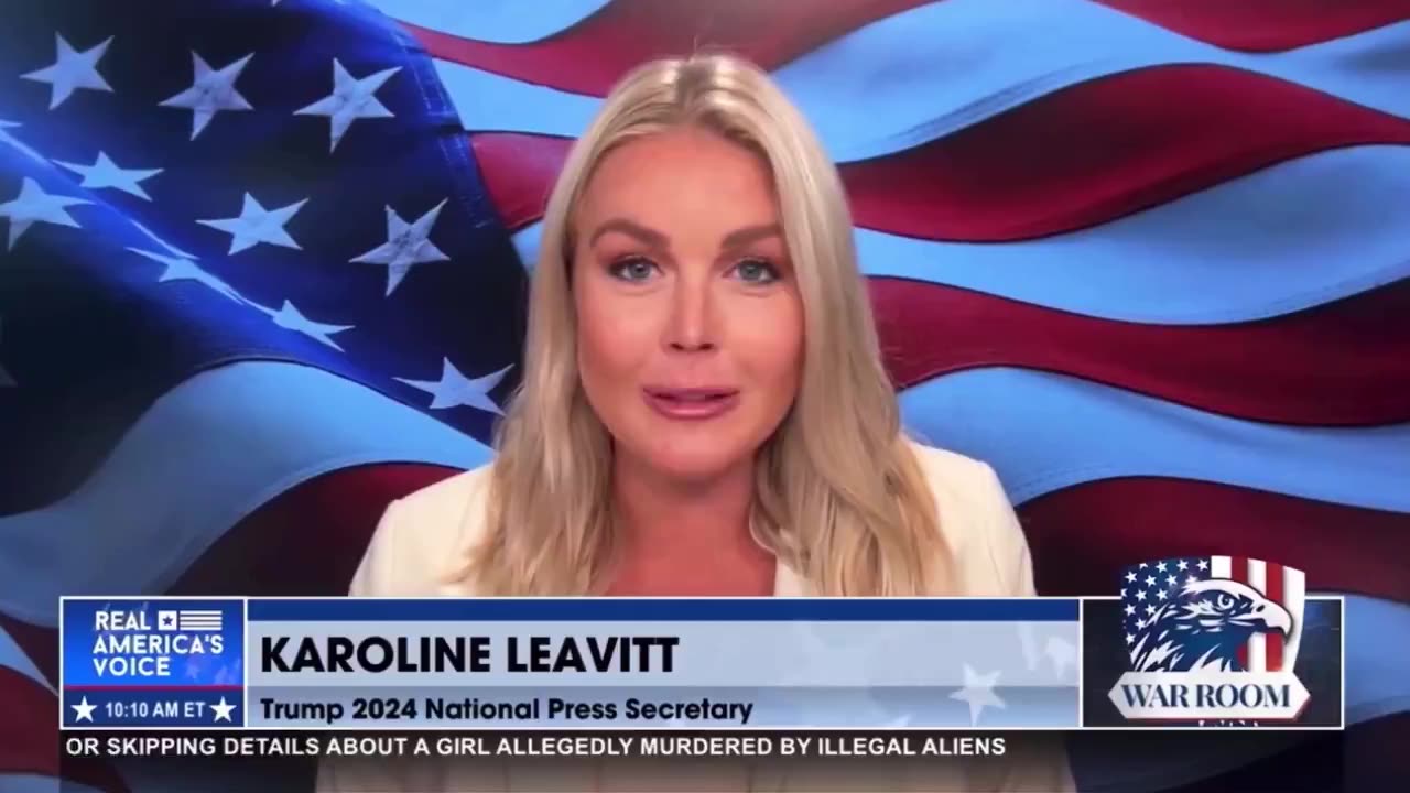 Karoline Leavitt, President Trumps 2024 National Press Secretary