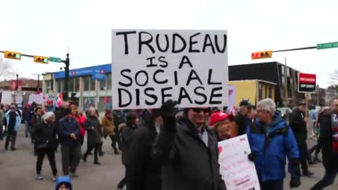 THOUSANDS MARCH FOR FREEDOM IN CALGARY